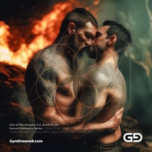 Kiss of the Dragons 2, Seed of Life, Sacred Geometry series. Stable Diffusion, SDXL, control nets.