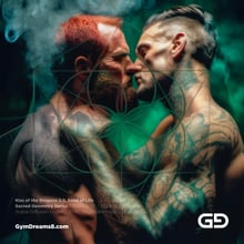 Kiss of the Dragons 2, Seed of Life, Sacred Geometry series. Stable Diffusion, SDXL, control nets.