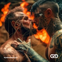 Kiss of the Dragons 2, Seed of Life, Sacred Geometry series. Stable Diffusion, SDXL, control nets.