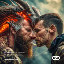 Kiss of the Dragons 2, Seed of Life, Sacred Geometry series. Stable Diffusion, SDXL, control nets.