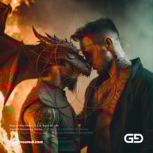 Kiss of the Dragons 2, Seed of Life, Sacred Geometry series. Stable Diffusion, SDXL, control nets.