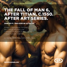 Look into my eyes. The Fall of Man 6, after Titian, c.1550