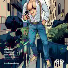 Taking a selfie in Paris, Anime Style. After Feet45Paris @alpha_lomaxx.