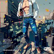 Taking a selfie in Paris, Anime Style. After Feet45Paris @alpha_lomaxx.