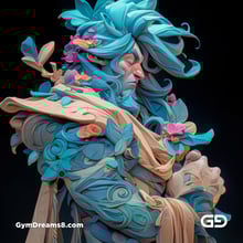 Variations of Flowers and Men, Number 6.