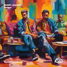 r/gayaiart Banner. Stable Diffusion with SDXL