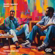 r/gayaiart Banner. Stable Diffusion with SDXL