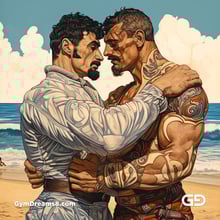 Gladiator Couple, Illustration