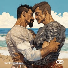 Gladiator Couple, Illustration