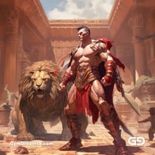 Gladiators and Lions, Variations 1.