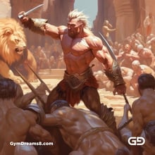 Gladiators and Lions, Variations 1.