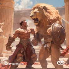 Gladiators and Lions, Variations 1.