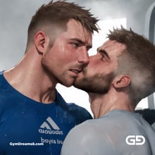 The Blue Embrace: Finding Color in a Monochrome World. Stable Diffusion, Virile Fusion v2