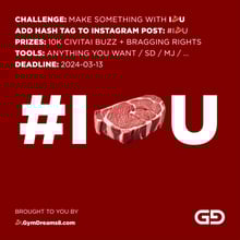 I 🥩 U Challenge, with prizes!