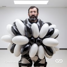 Inflatable Sculptures. Art installation concepts, with Midjourney v5