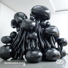Inflatable Sculptures. Art installation concepts, with Midjourney v5