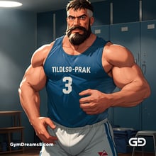 Jocks - Locker Room Chronicles. Players from the Rugby team hang out after practice. Rendered with Virile Animation.