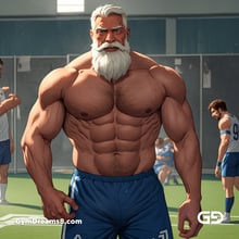 Jocks - Locker Room Chronicles. Players from the Rugby team hang out after practice. Rendered with Virile Animation.