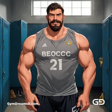 Jocks - Locker Room Chronicles. Players from the Rugby team hang out after practice. Rendered with Virile Animation.