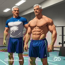 Jocks - Locker Room Chronicles. Players from the Rugby team hang out after practice. Rendered with Virile Animation.