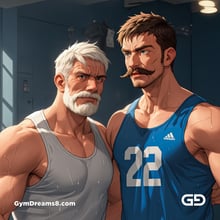 Jocks - Locker Room Chronicles. Players from the Rugby team hang out after practice. Rendered with Virile Animation.