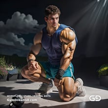 Kneel. Examples with Open Pose control net in Stable Diffusion, with Airfuck’s Brute Mix.