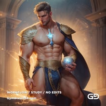 Battle Mage. Prelude to the Sacred Geometry. Stable Diffusion, Airfuck’s Wild Mix, Shuffle CN.