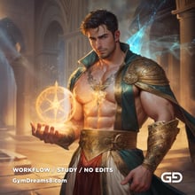 Battle Mage. Prelude to the Sacred Geometry. Stable Diffusion, Airfuck’s Wild Mix, Shuffle CN.