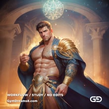 Battle Mage. Prelude to the Sacred Geometry. Stable Diffusion, Airfuck’s Wild Mix, Shuffle CN.