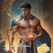 Battle Mage. Prelude to the Sacred Geometry. Stable Diffusion, Airfuck’s Wild Mix, Shuffle CN.