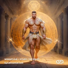 Battle Mage. Prelude to the Sacred Geometry. Stable Diffusion, Airfuck’s Wild Mix, Shuffle CN.