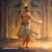 Battle Mage. Prelude to the Sacred Geometry. Stable Diffusion, Airfuck’s Wild Mix, Shuffle CN.