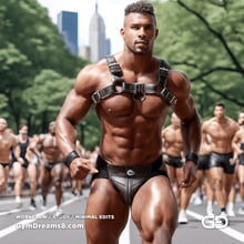 Man, Harness, Run. Stable Diffusion with SDXL, Custom Harness LoRA by BrawnyAI