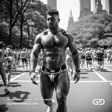 Man, Harness, Run. Stable Diffusion with SDXL, Custom Harness LoRA by BrawnyAI