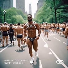 Man, Harness, Run. Stable Diffusion with SDXL, Custom Harness LoRA by BrawnyAI