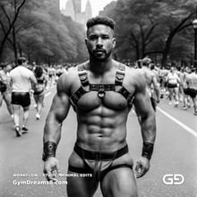 Man, Harness, Run. Stable Diffusion with SDXL, Custom Harness LoRA by BrawnyAI