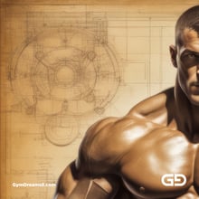 Machine, inspired by Leonardo da Vinci’s mechanical blueprints.