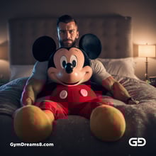 Mickey Mouse. Rendered with Stable Diffusion and JuggernautXL.