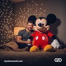 Mickey Mouse. Rendered with Stable Diffusion and JuggernautXL.