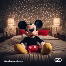 Mickey Mouse. Rendered with Stable Diffusion and JuggernautXL.