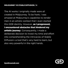 Midjourney vs Stable Diffusion. Why I choose Stable Diffusion for AI works portraying men.