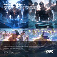 Are these images beautiful? Yes. Can I use them to illustrate an article about swimming? Not really.