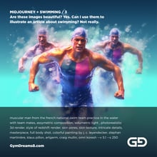 Are these images beautiful? Yes. Can I use them to illustrate an article about swimming? Not really.