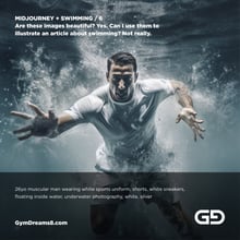 Are these images beautiful? Yes. Can I use them to illustrate an article about swimming? Not really.