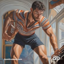 Piano, Stripes, Sneakers. Paintings, with Stable Diffusion and SDXL.