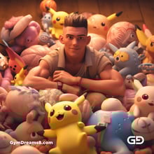 Pokemon Obsession. Rendered with Midjourney.