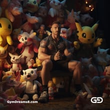 Pokemon Obsession. Rendered with Midjourney.