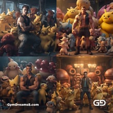 Pokemon Obsession. Rendered with Midjourney.