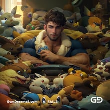 FAILS. Pokemon. Embracing the Inner Child. Rendered with Stable Diffusion, Airfuck’s Brute Mix, and Control Nets..