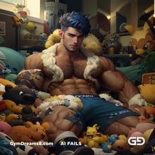 FAILS. Pokemon. Embracing the Inner Child. Rendered with Stable Diffusion, Airfuck’s Brute Mix, and Control Nets..